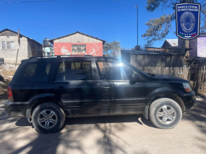 Aseguran en San Juanito veh&iacute;culo robado