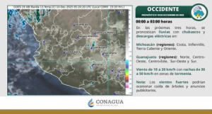 Frente frio 19 mantendr&aacute; temperaturas frias en toda la region