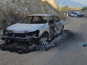 Se incendia veh&iacute;culo en Guerrero, muere una persona