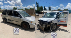 Imprudencia al conducir provoca choque y deja lesionados