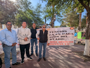 Se suman docentes de Cuauht&eacute;moc a protesta