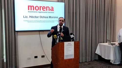 Aspira Héctor Ochoa Moreno a ser Coordinador de Morena