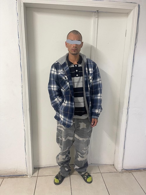 Capturan a delincuente reincidente con armas y droga