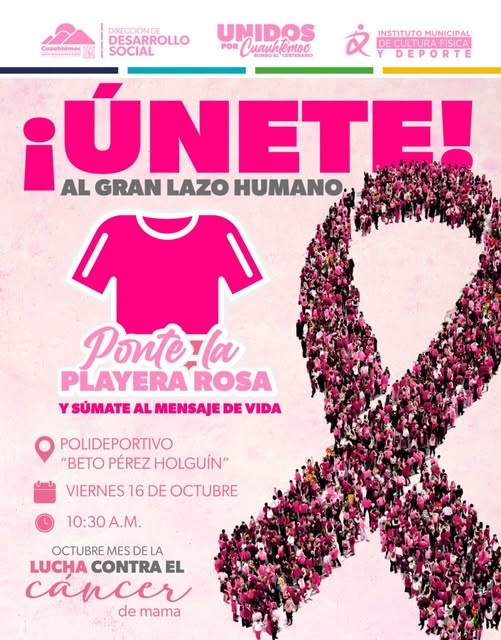 Invitan a unirse en campaña vs el cancer de mama