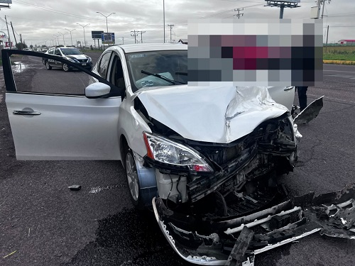 Reportan otro choque en el corredor comercial