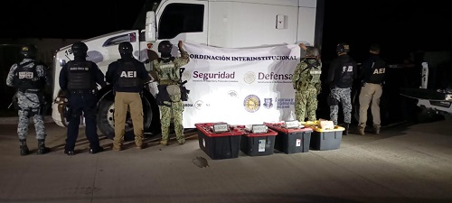 Aseguran droga en Rubio, evento historico