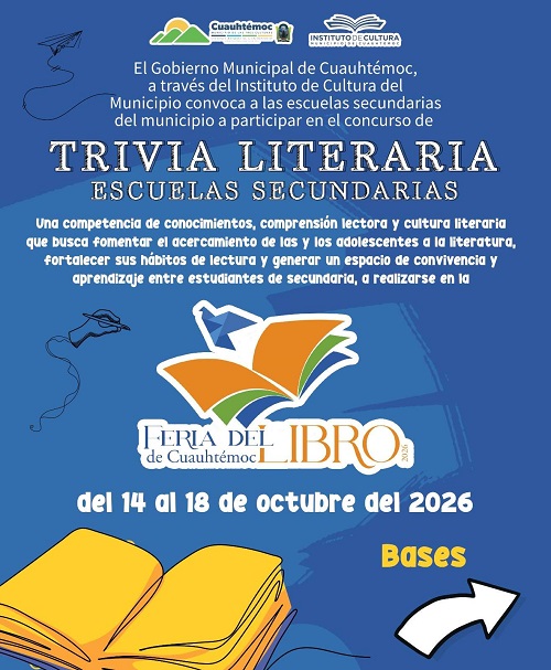 Invitan a secundarias a concurso de lectura